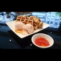 冰與火戀曲:香橙冰淇淋鬆餅