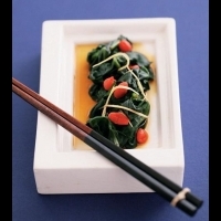 噴香麻油炒川七，30秒就能上桌