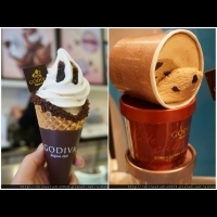 GODIVA全新白巧克力霜淇淋~清新香草與香濃巧克力的冰涼奢華享受!