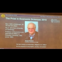 研究消費、貧窮與福利 英學者迪頓獲諾貝爾經濟學獎