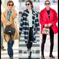 韓女星2015冬季大衣外套流行穿搭全示範
