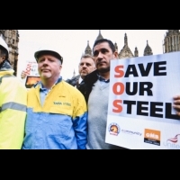 犯眾怒！中國傾銷 歐洲「鋼鐵人」遊行抗議