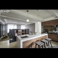 開放廚房是中島也是餐桌　凝聚全家人的心│A+Design愛設計