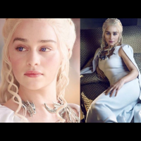 《冰與火之歌：權力的遊戲 Game of Throne》龍后Emilia性感時尚面