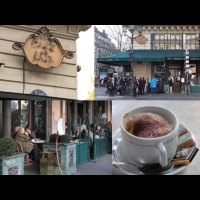 往咖啡店的路上／巴黎的和平咖啡館Café de la Paix