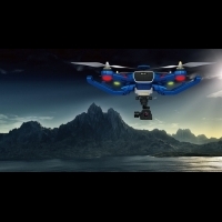 「無人機」飛躍雲端