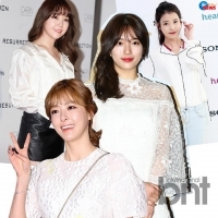 韓女星示範經典白色穿搭 演繹獨特風采