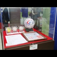 走進台灣棒球展　中正大學體育館拼出台灣棒球史
