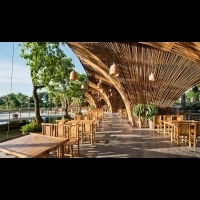 竹子就是21世紀的鋼鐵！越南最受矚目設計師打造竹林度假餐廳！