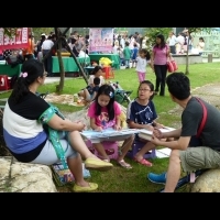 金獅湖蝴蝶園辦理親子彩繪活動　吸引600多名大小朋友參與