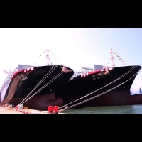 台灣造船史最大貨櫃輪命名 陳菊：造船具國際競爭力