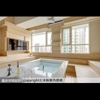 哇！客廳也有大浴缸，俯瞰城市實境秀I 魔術空間設計