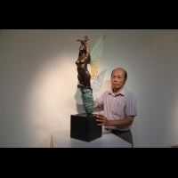 重現古早台灣樣貌　林先茂雕塑展於葫蘆墩文化中心亮相