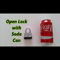 你絕對想不到！一個空的可樂罐竟然就能打開鎖頭！是不是很恐怖？