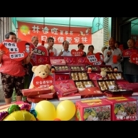 攜手北台南家扶　前議員林進旺8年共捐出3260盒月餅