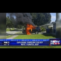 Samsung Galaxy Note 7爆不停？美國驚傳火燒車意外！(內有影片)
