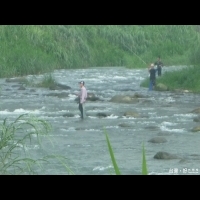 颱風來襲　溪中釣魚安全堪虞