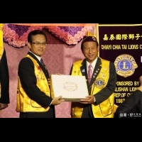 雲嘉南獅子之光　林士榮、李佩珍獲百年傳承布章獎