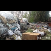 回收場非法掩埋廢棄物　稽查人員暗中監控逮嫌犯