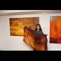 鄭麗雲藝術個展　創作主軸來自地、氣、水、火