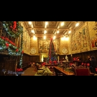 加州赫式古堡的聖誕節