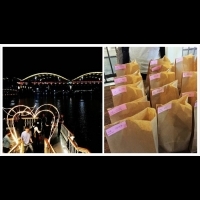不一樣的遊韓體驗！漢江遊覽船上居然有「麵包秀」，還可以自己做麵包～有模有樣耶！