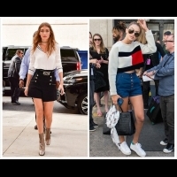 誰說「短褲」難登大雅之堂～學Gigi Hadid的5招穿搭法，短褲也可以立馬時髦又有型！