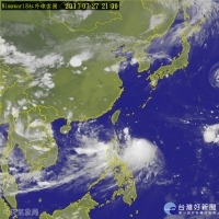 尼莎颱風最快28日上午發海警　可能從花東登陸
