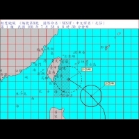 【今年第一颱】輕颱尼莎襲台　下午發布陸上警報