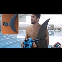 高科技魚尾能幫助菲爾普斯贏得與鯊魚的比賽嗎？