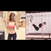 天使臉蛋、魔鬼身材的韓國正妹健身老師！每天一支短影片教你練出翹臀腹肌
