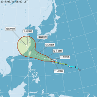 預測路徑北修！1分鐘了解泰利颱風未來可能動向