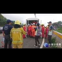 梅山太平雲梯即將啟用　嘉縣消防局舉辦緊急事故演練