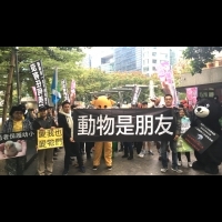 「動物不是食物是朋友！」台灣首次動物權遊行歌手大支相挺