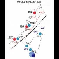 反制中國片面啟用M503航線　我方擋陸方176班兩岸春節加班機