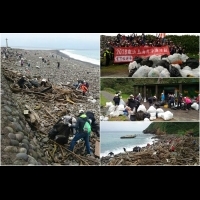 龜山島淨灘　不到1小時清出逾4.5噸垃圾