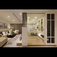 30坪美式現代風格：3房2廳多層次和諧居家『魔術空間設計』