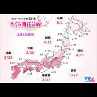 ❀2018櫻花前線❀ 全日本櫻花「開花&滿開」總預測，春天就是要飛去日本賞櫻呀！