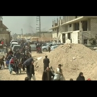敘軍密集空襲 大批平民逃離東古塔