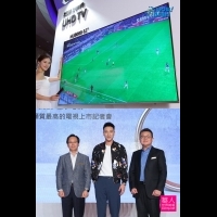 2018世足賽開跑王陽明見證三星 Samsung QLED量子電視 捕捉精彩瞬間一刻
