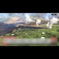 全球／ 夏威夷基拉韋厄火山狂噴 滾滾岩漿四處蔓延
