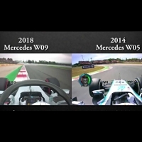 【影片】2014 vs 2018 的 F1 賽車能夠差多少？畫面會說話！