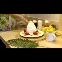 泰式餐飲引進日本人氣鬆餅 鮮奶油疊15公分