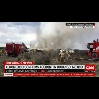 墨西哥航空墜毀　機上37人輕傷無人亡