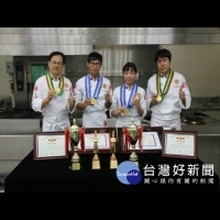 弘光師生參加世界名廚大賽宣傳臺中花博　獲2特金2金殊榮