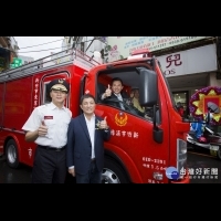 東寧宮贈小型消防車　充實救災救護工作能量