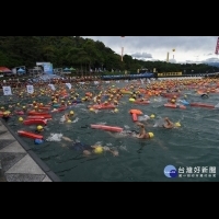 日月潭公開水域錦標賽登場　1507位游泳好手分組競技