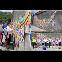 集近千人彩繪作品拼成「鯖．彩魚」藝術牆　為鯖魚節添遊趣