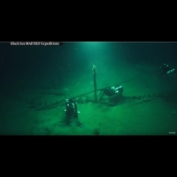 在黑海發現世界上最完整的古沉船