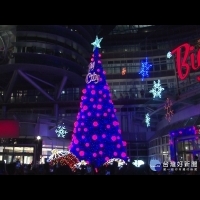 購物中心聖誕點燈 十五米聖誕樹超吸睛